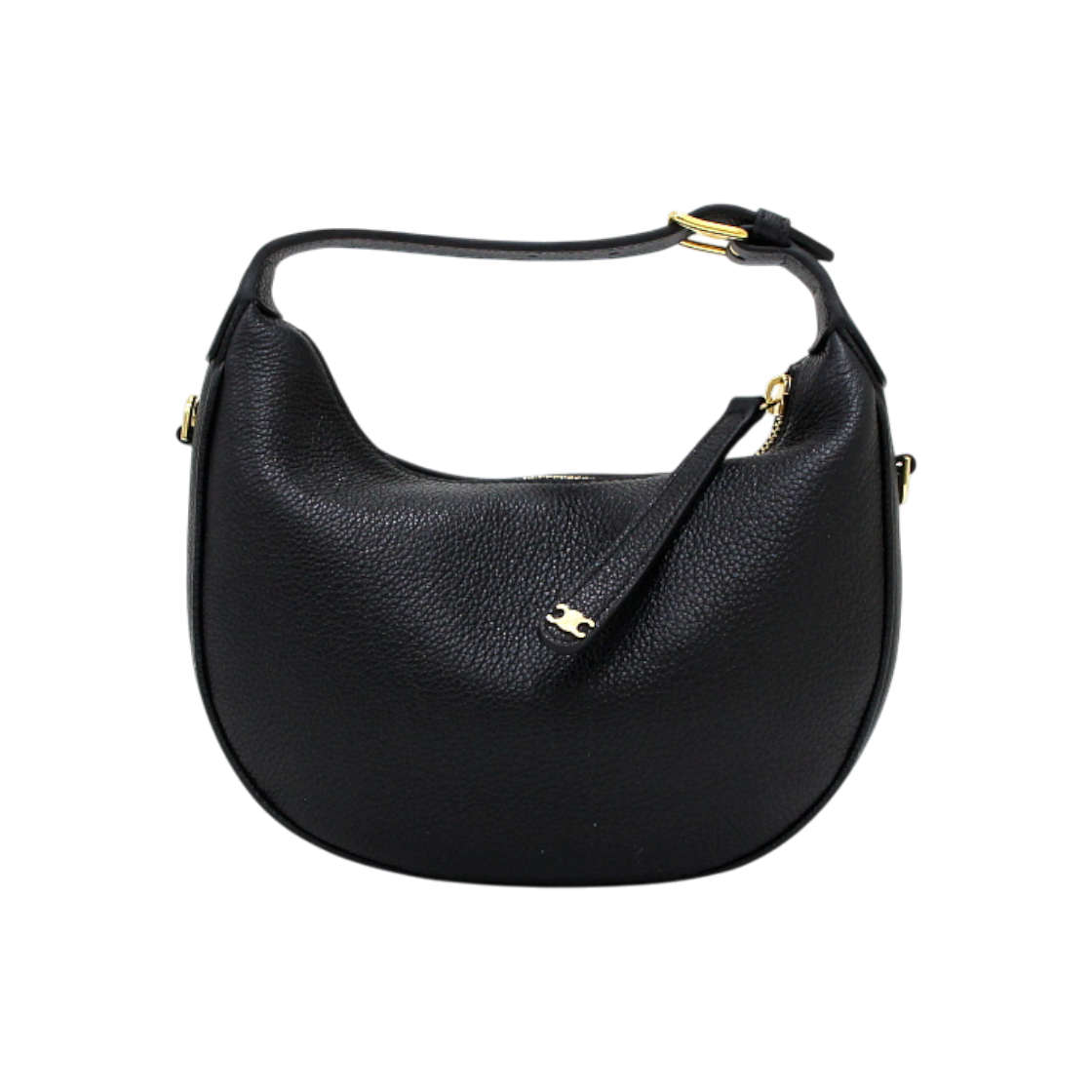 ITL8QPDTOS4F Celine Black Grain Calfskin Tin Loulou Tote Bag