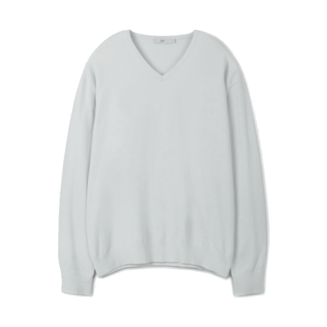 TMWAX26705MIX 24/7 series Fine Ribbed V-neck 12GG Knit Mint