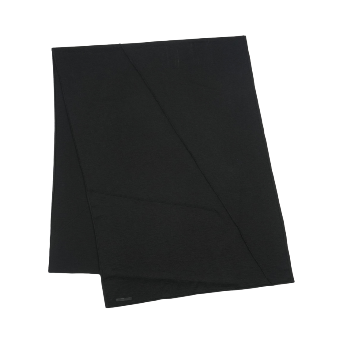 산산 기어 로우 엣지 스카프 블랙(Sansan Gear Raw Edge Scarf Black)