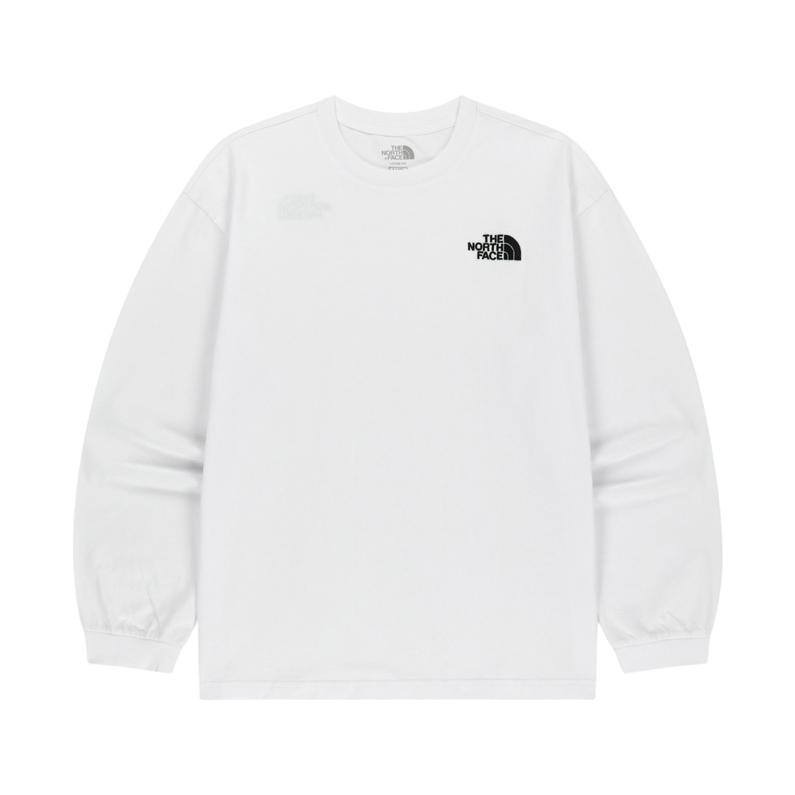 NT7TS02K The North Face Essential L/S R/Tee WHT