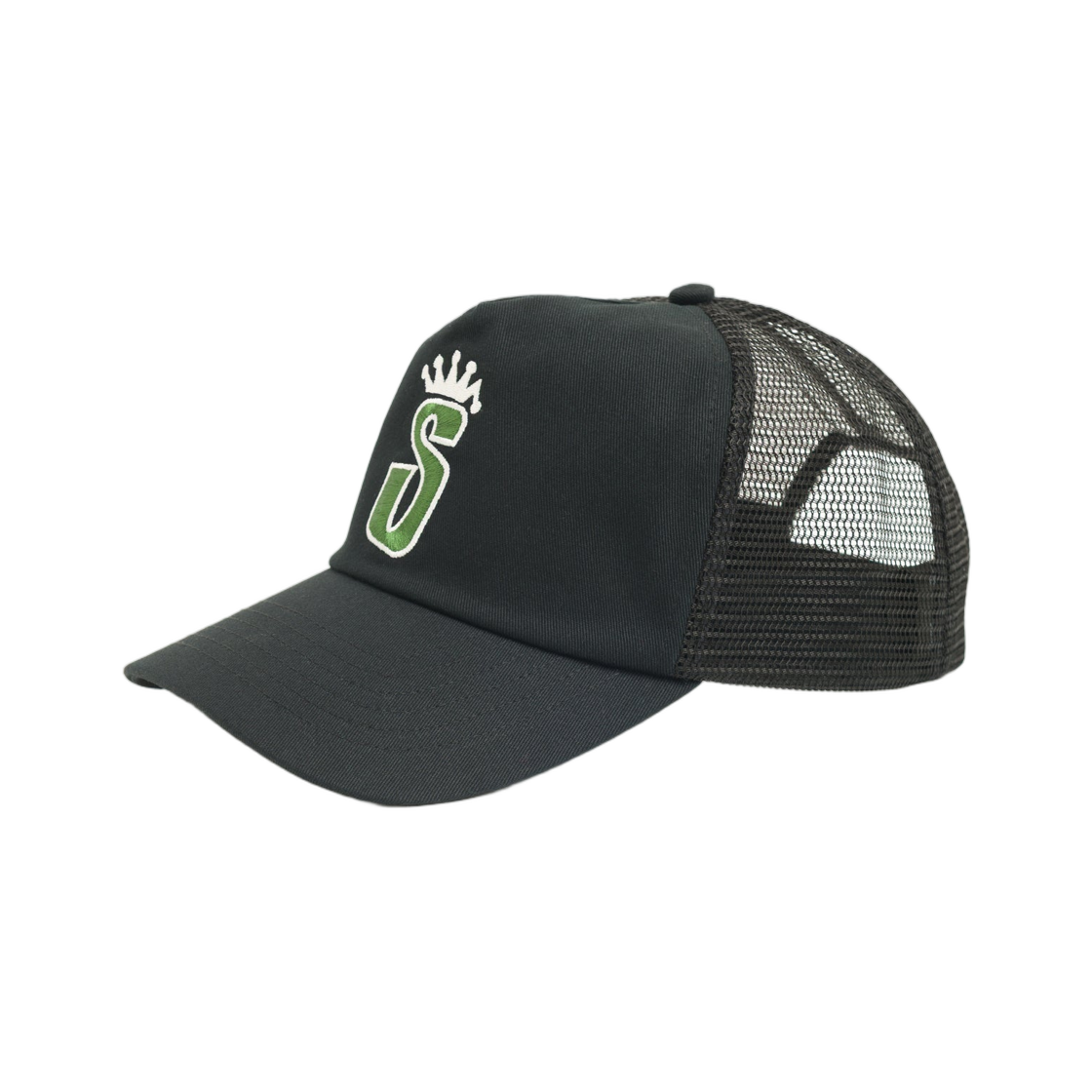 스투시 S 크라운 트러커 블랙(Stussy S Crown Trucker Black) - 2