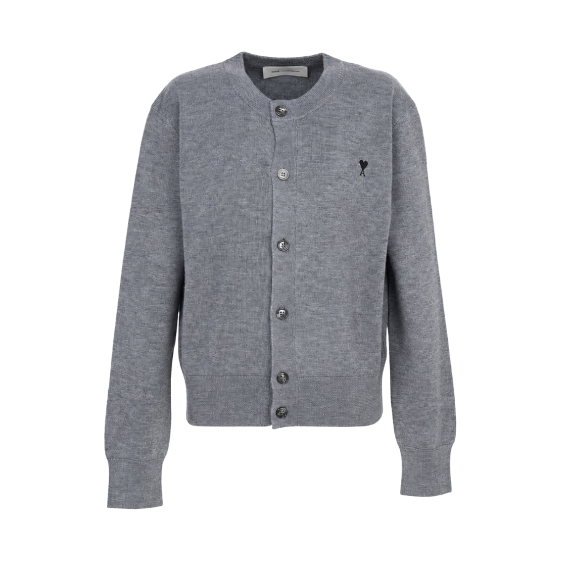 FKC361-001-A336 (W) AMI de Coeur Cardigan Grey Black