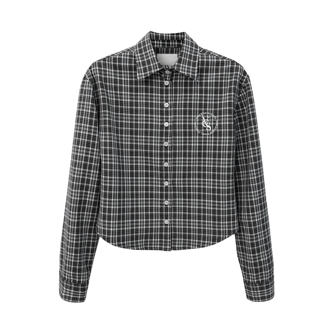 VV61SH04BK VIVACIOUS Terre Check Shirt Black