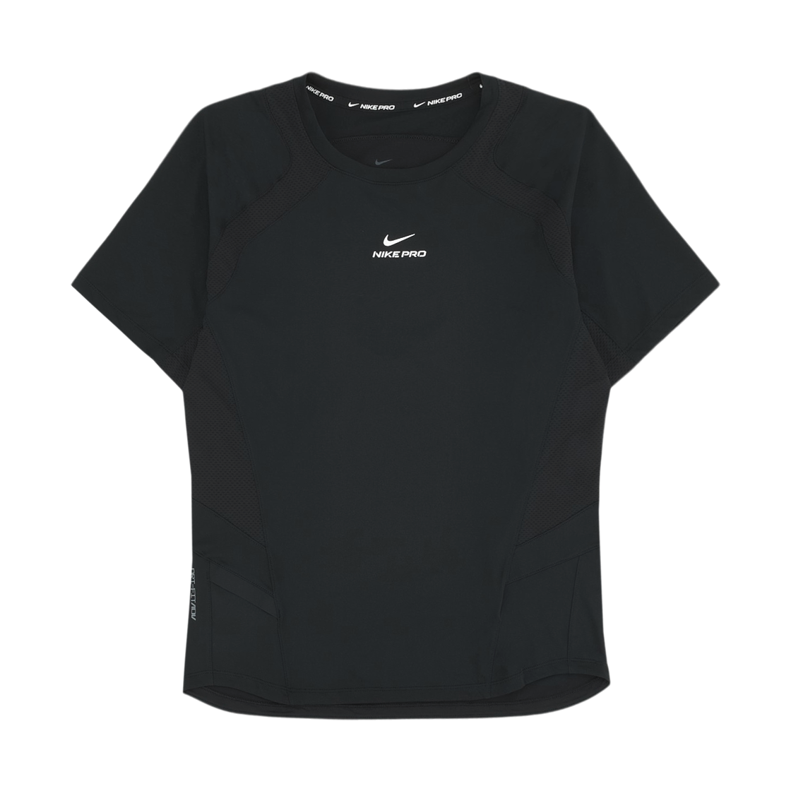 IF2215-010 Nike Pro Training Dri-Fit ADV Short Sleeve Top Black White - Asia