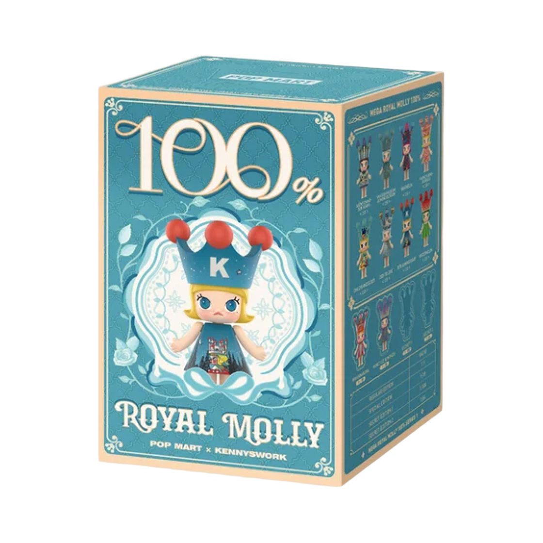 - Pop Mart Mega Royal Molly 100% Series 1 Sealed Case (1 Blind Box)