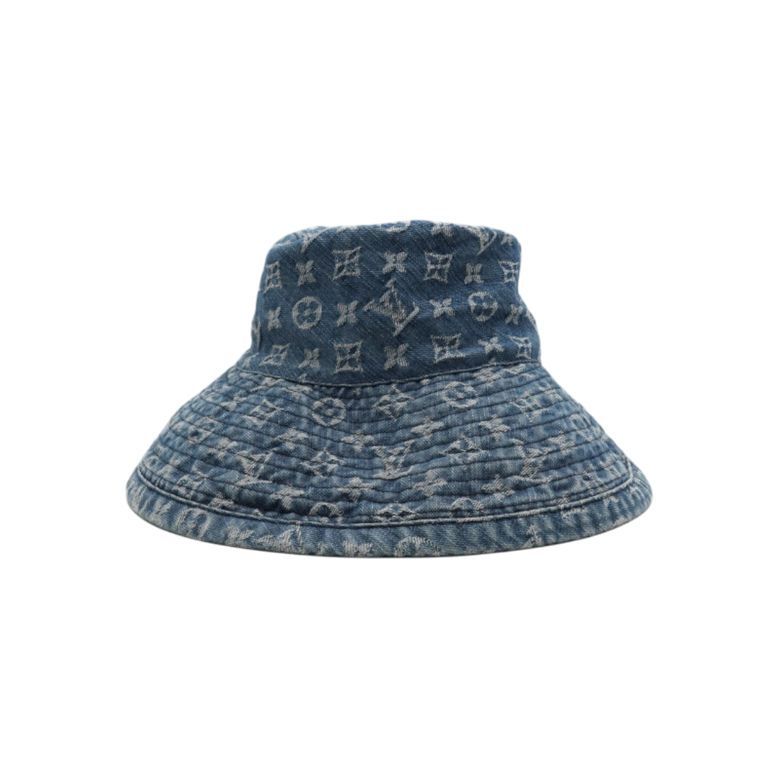 ITREQ3K59IQO Louis Vuitton Blue Denim Bucket Hat