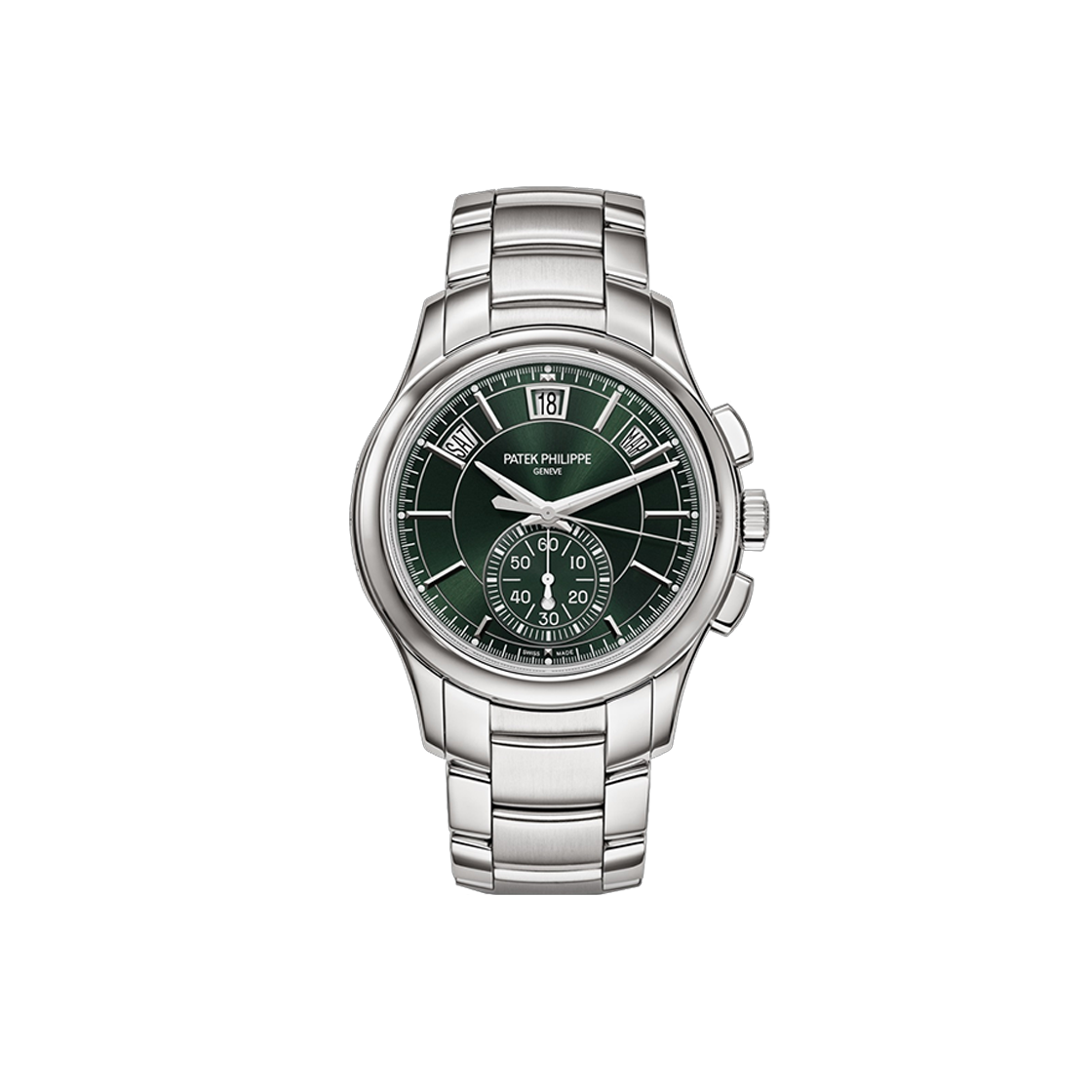 ITIQ2GBN9VRE Patek Philippe Complication Annual Calendar Chronograph Green