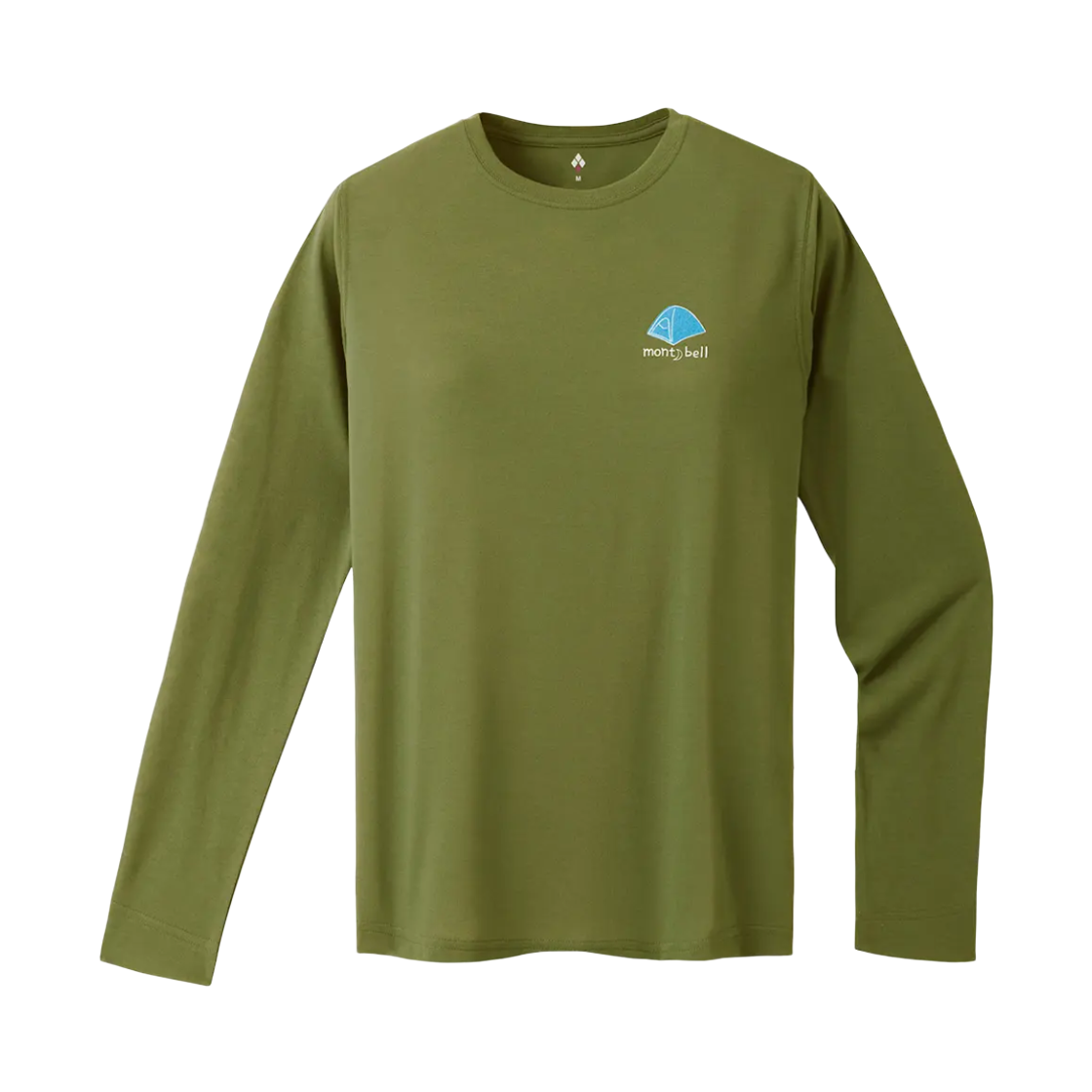 (W) 몽벨 위크론 롱슬리브 마운틴 기어 티셔츠 카키((W) Montbell Wickron Long Sleeve Mountain Gear T-Shirt Khaki) - 2