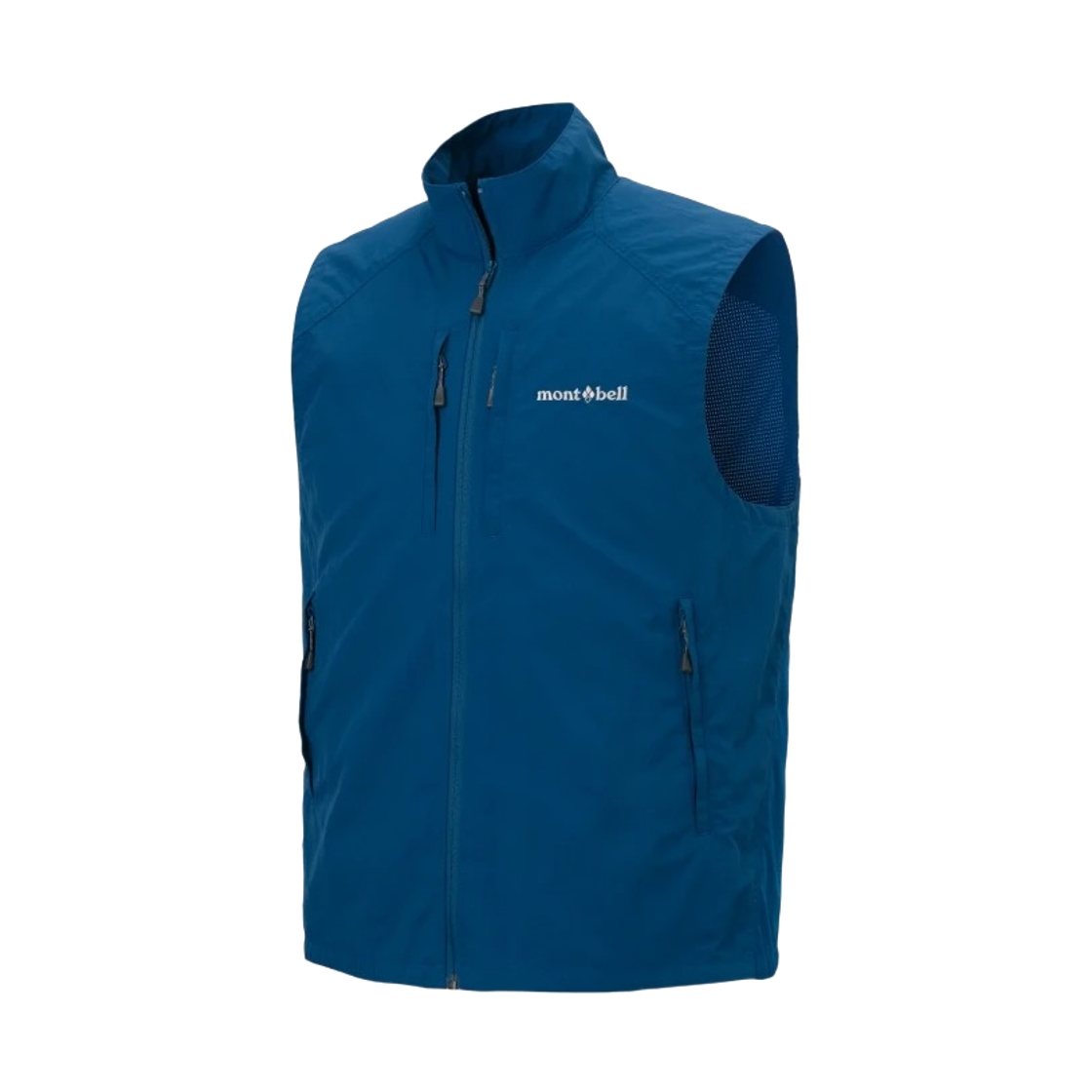 1103355 Montbell Trekking Vest Blue Green