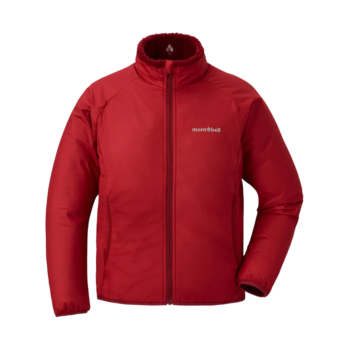 (키즈) 몽벨 클라이마에어 리버시블 자켓 와인 레드((Kids) Montbell Climaair Reversible Jacket Wine Red) - 2
