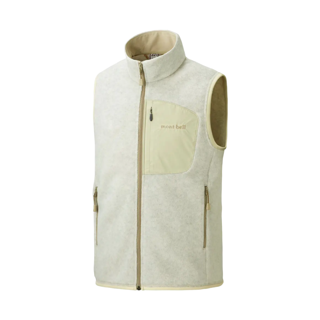 1106608 (Kids) Montbell Climaplus100 Vest Ivory
