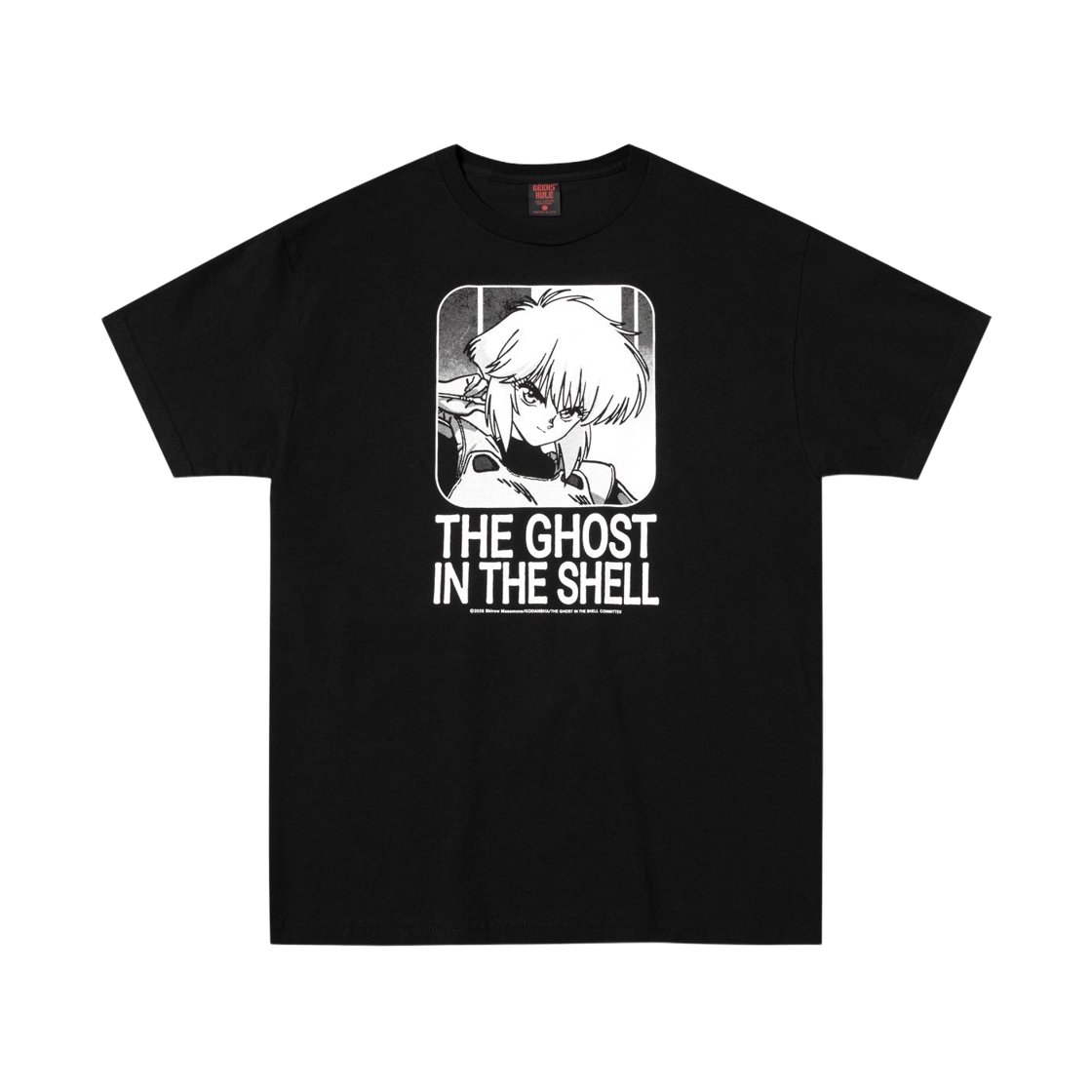 긱스 룰 x 고스트 인 더 쉘 포 도버 스트리트 마켓 실크스크린 프린팅 티셔츠 블랙(Geeks Rule x The Ghost In The Shell For DSM Silkscreen Printing T-Shirt Black)