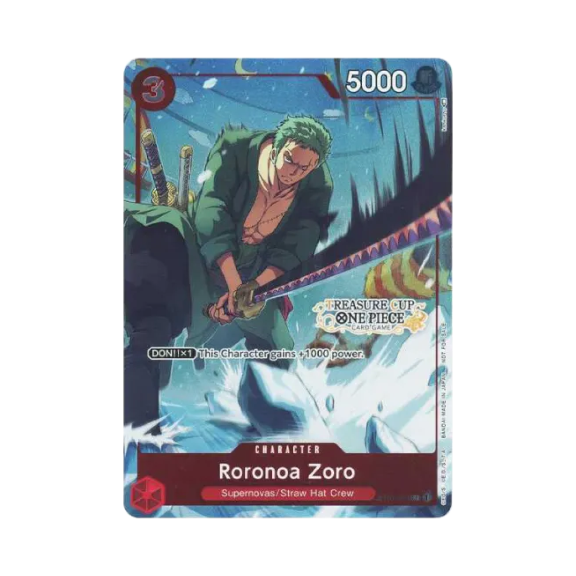 원피스 TCG 롤로노아 조로 SR ST01-013 EN 트레저 컵 탑 8 (영문판)(One Piece TCG Roronoa Zoro SR ST01-013 EN Treasure Cup Top 8 (English Ver.)) - 1