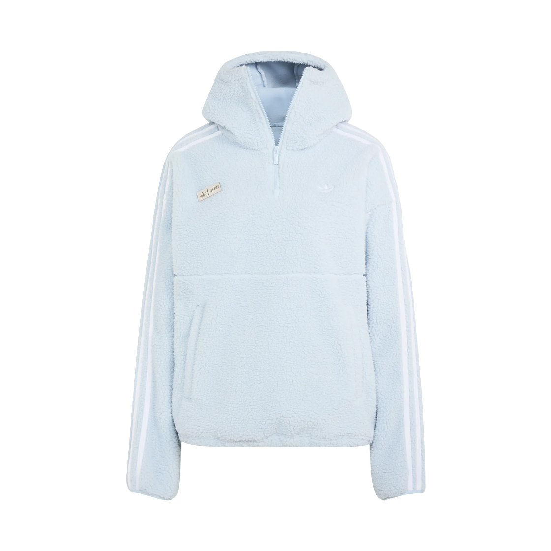 LD8925 (W) Adidas x Jennie Fleece Hooded Jacket Wonder Blue - KR Sizing