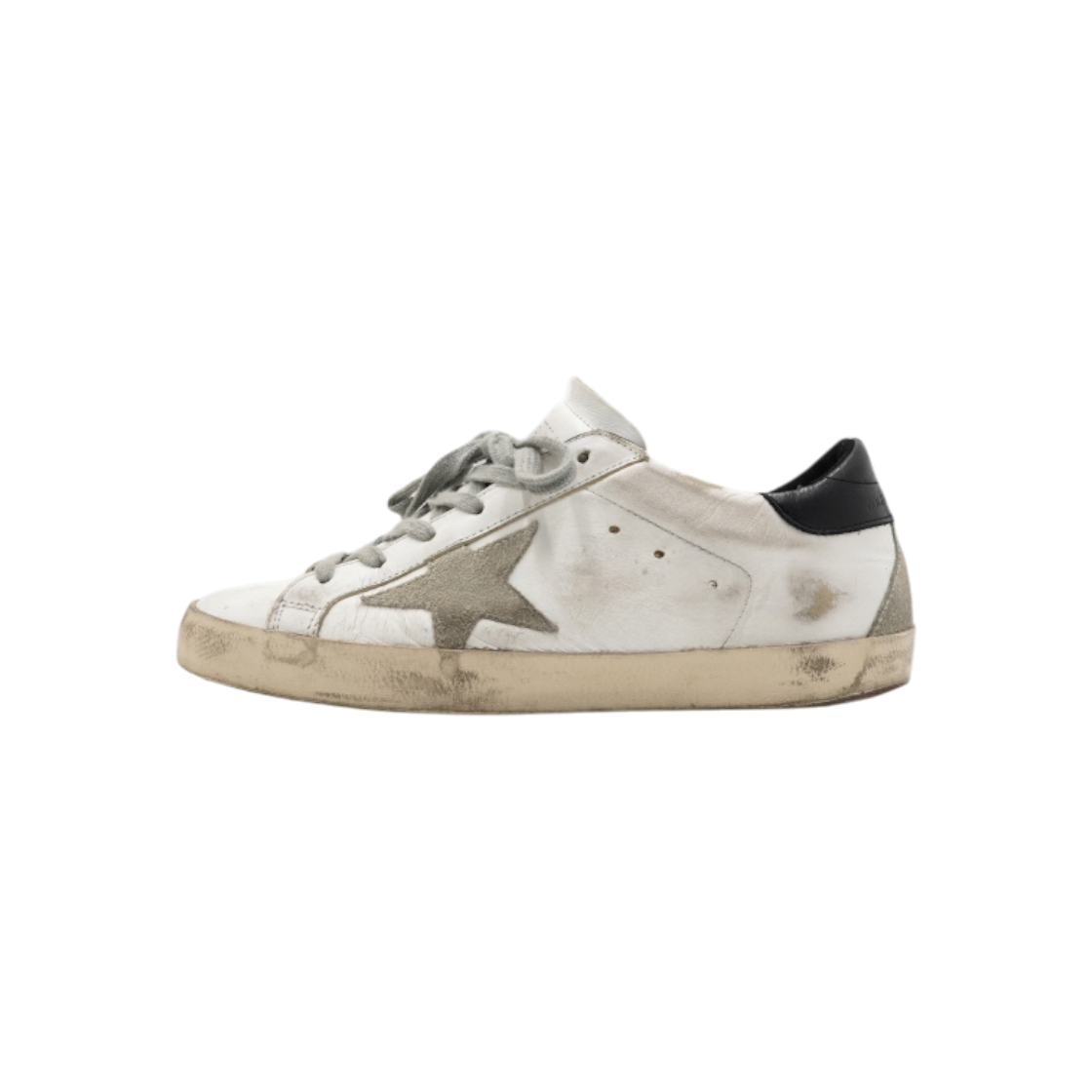 IT5MTTKCIA3R Golden Goose Superstar Classic White Black Tab Women Sneakers