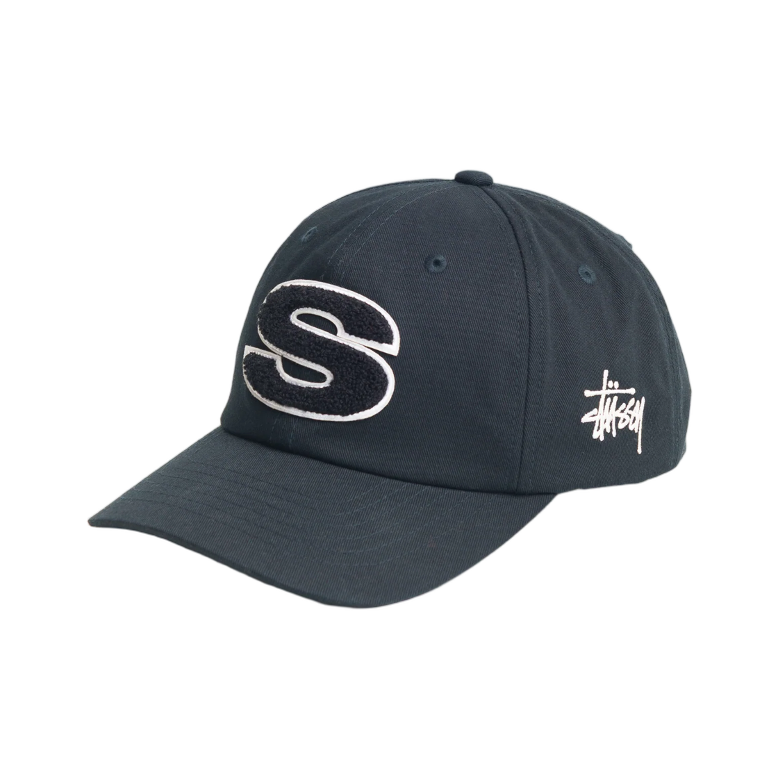 스투시 셔닐 S 스냅백 캡 오닉스(Stussy Chenille S Snapback Cap Onyx) - 2