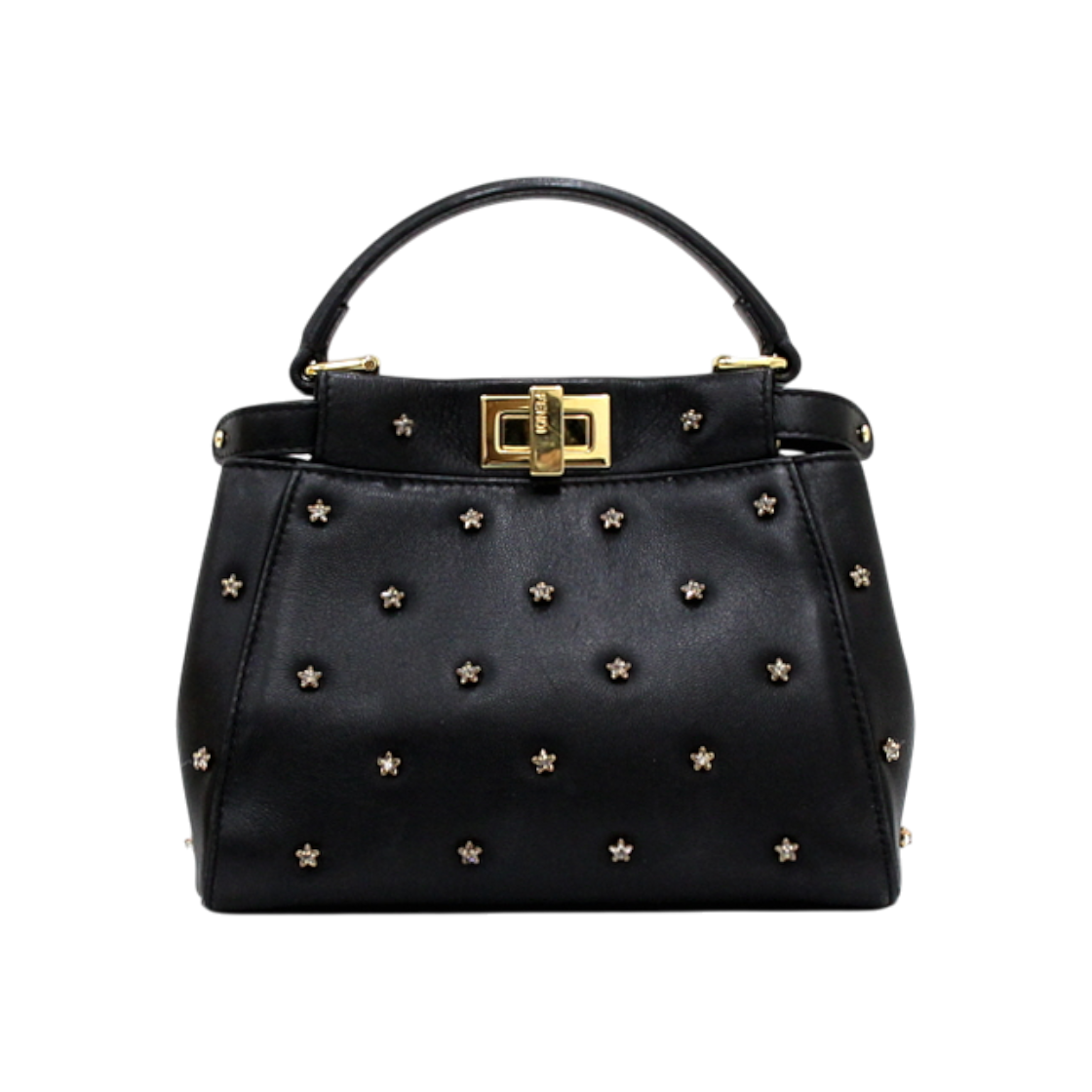 ITAH9727O4DI Fendi Peekaboo Iconic Star Tote Bag