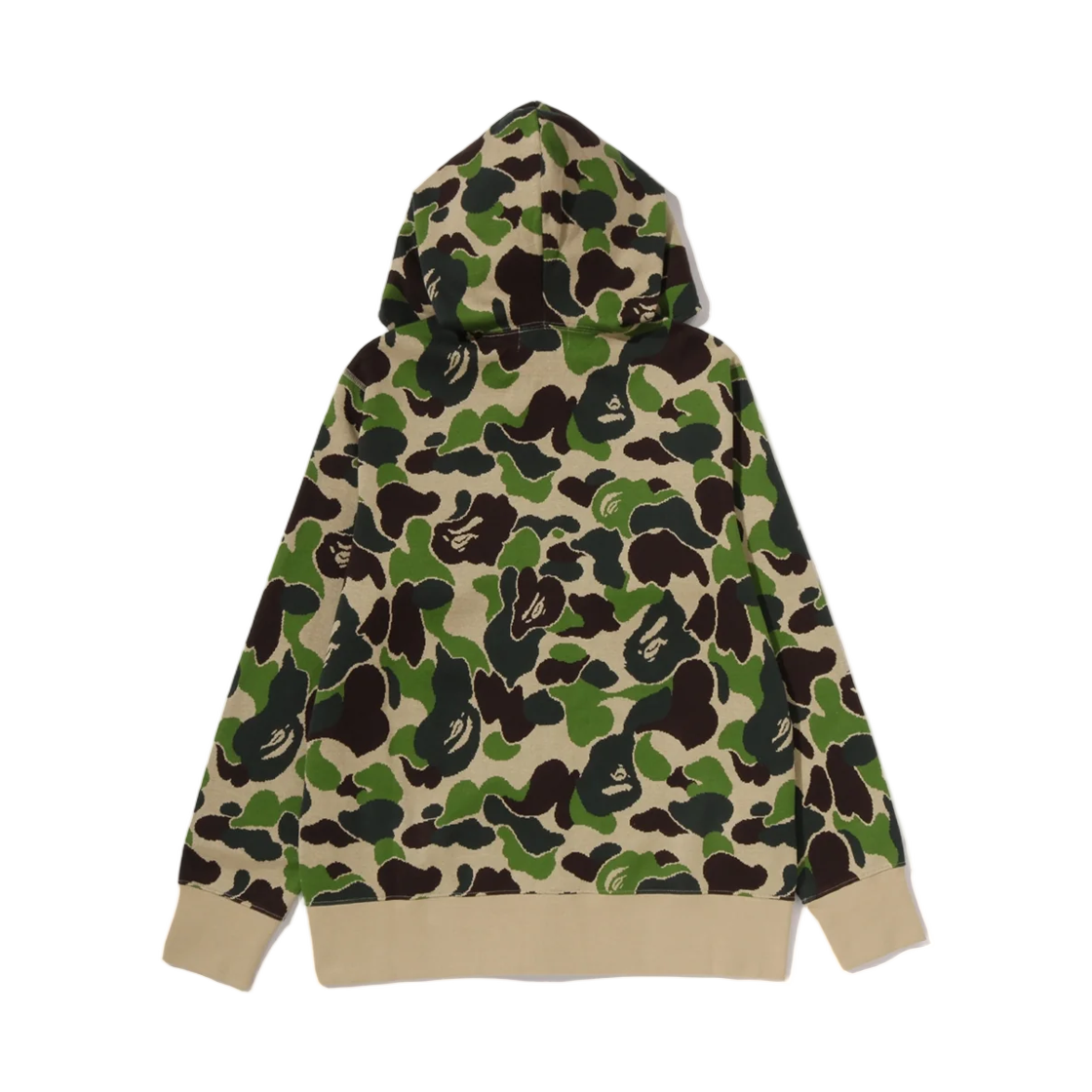 베이프 ABC 카모 자카드 풀 집 후드 그린(BAPE ABC Camo Jacquard Full Zip Hoodie Green) - 2