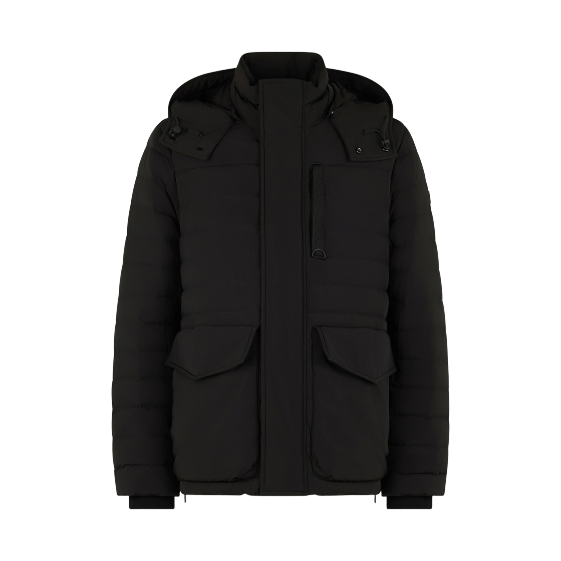 M35MJ111292 Moose Knuckles Greystone Down Jacket Black