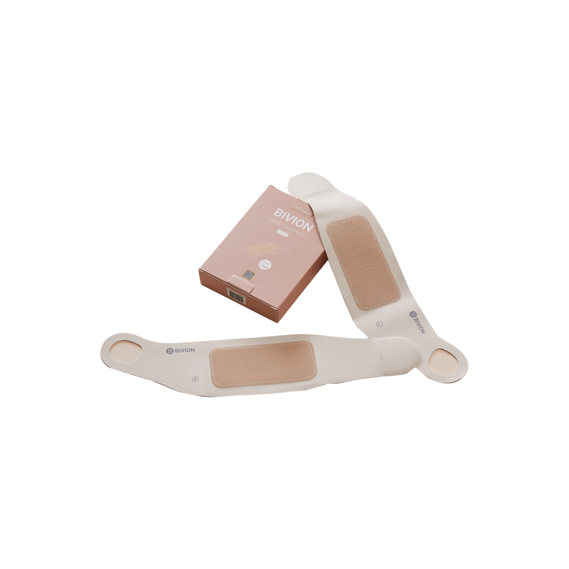 비비온 하루종일 베기지 않는 더블랩 손목보호대 SR130 좌우1 SET 손목테이핑기법(BIVION Double-Lap Wrist Support SR130, Left and Right 1 SET, Wrist Taping Technique, Not Used All Day)