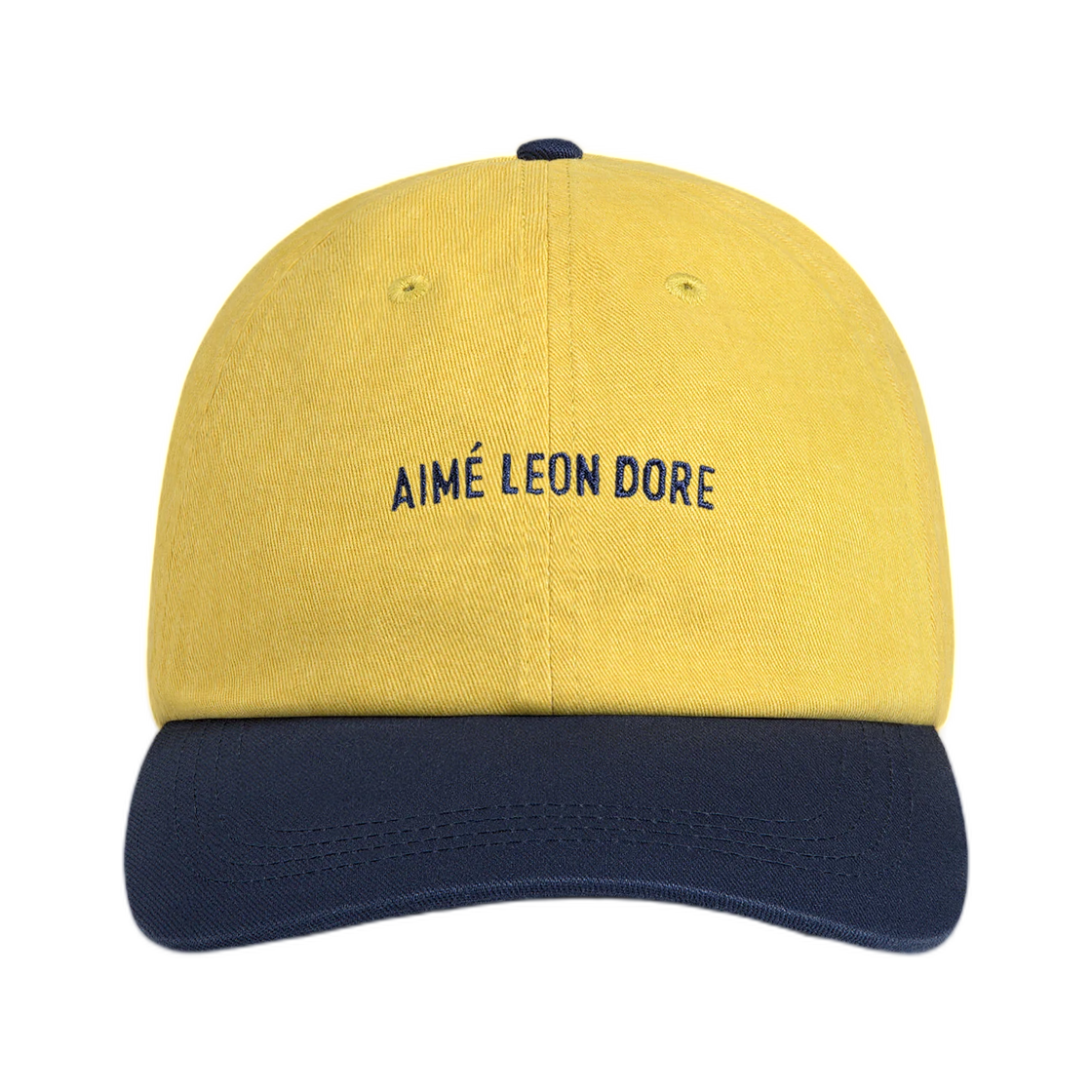 - Aime Leon Dore Pigment Dyed Logo Hat Cornsilk