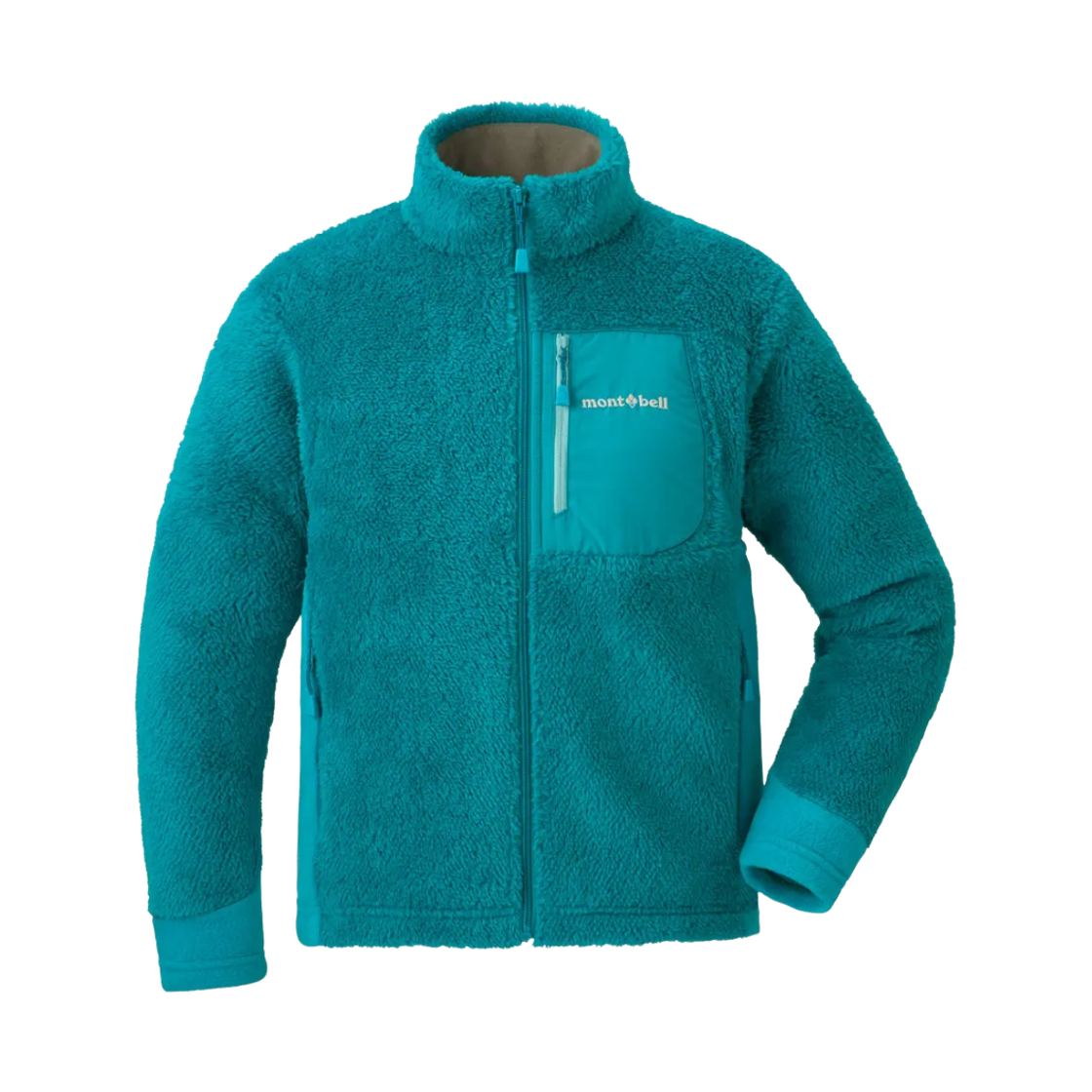 1106697 (Kids) Montbell Climaair Jacket Turquoise