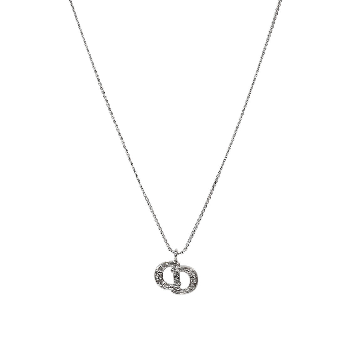 IT4942LTJV7C Dior Cubic CD Silver Necklace