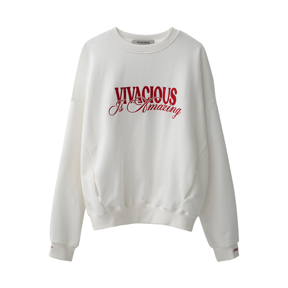 VV51TS08IV VIVACIOUS Vv Amazing Sweatshirt Ivory