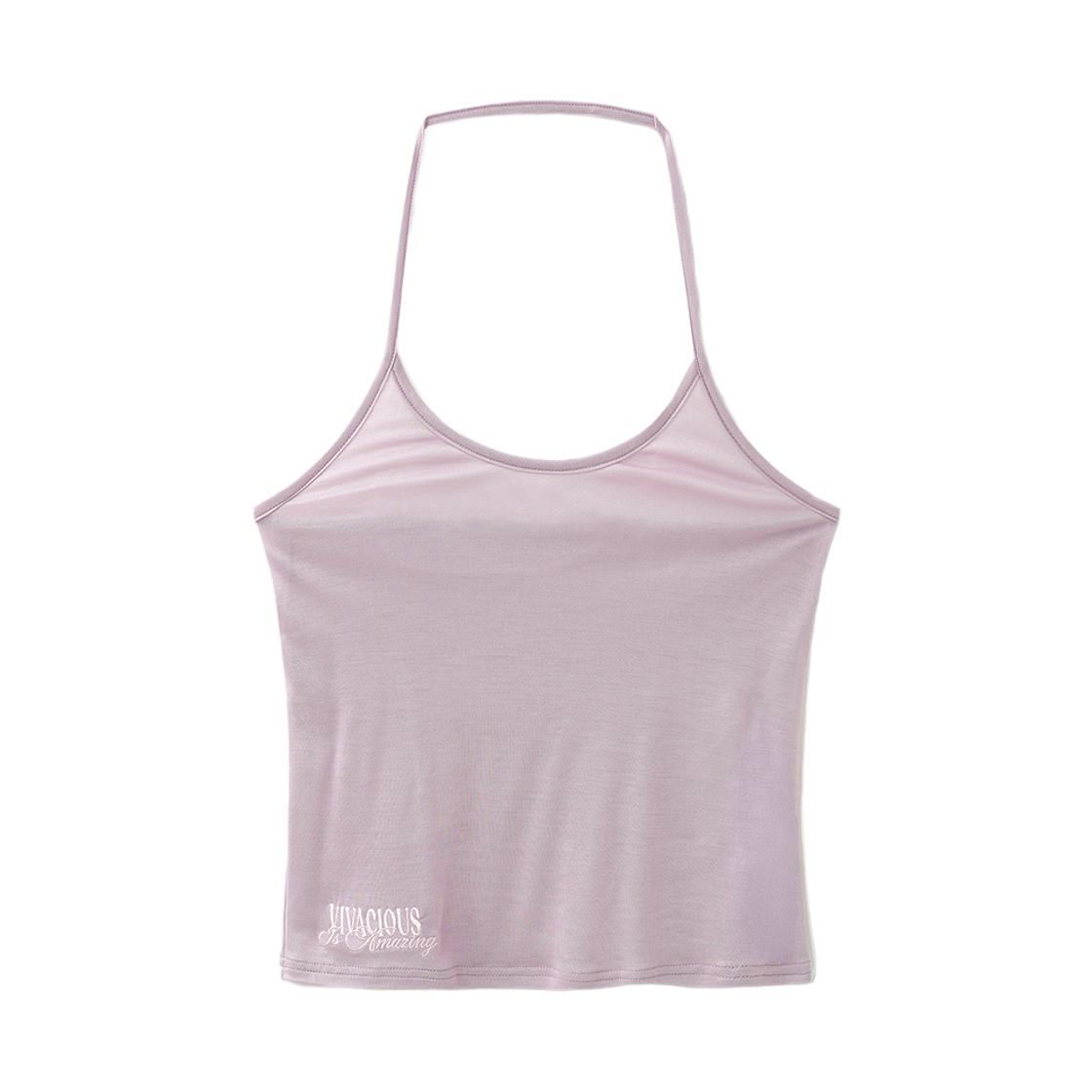 VV62TS08PK VIVACIOUS Bryn See-through Halter Sleeveless PINK