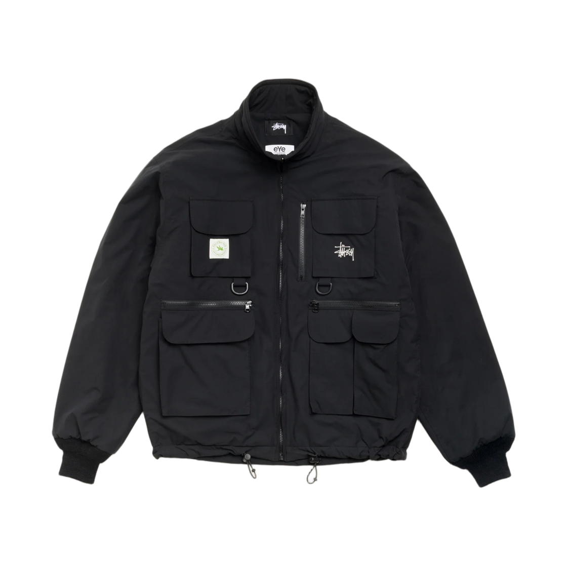 WRJ908100 Junya Watanabe x Stussy Tactical Jacket Black