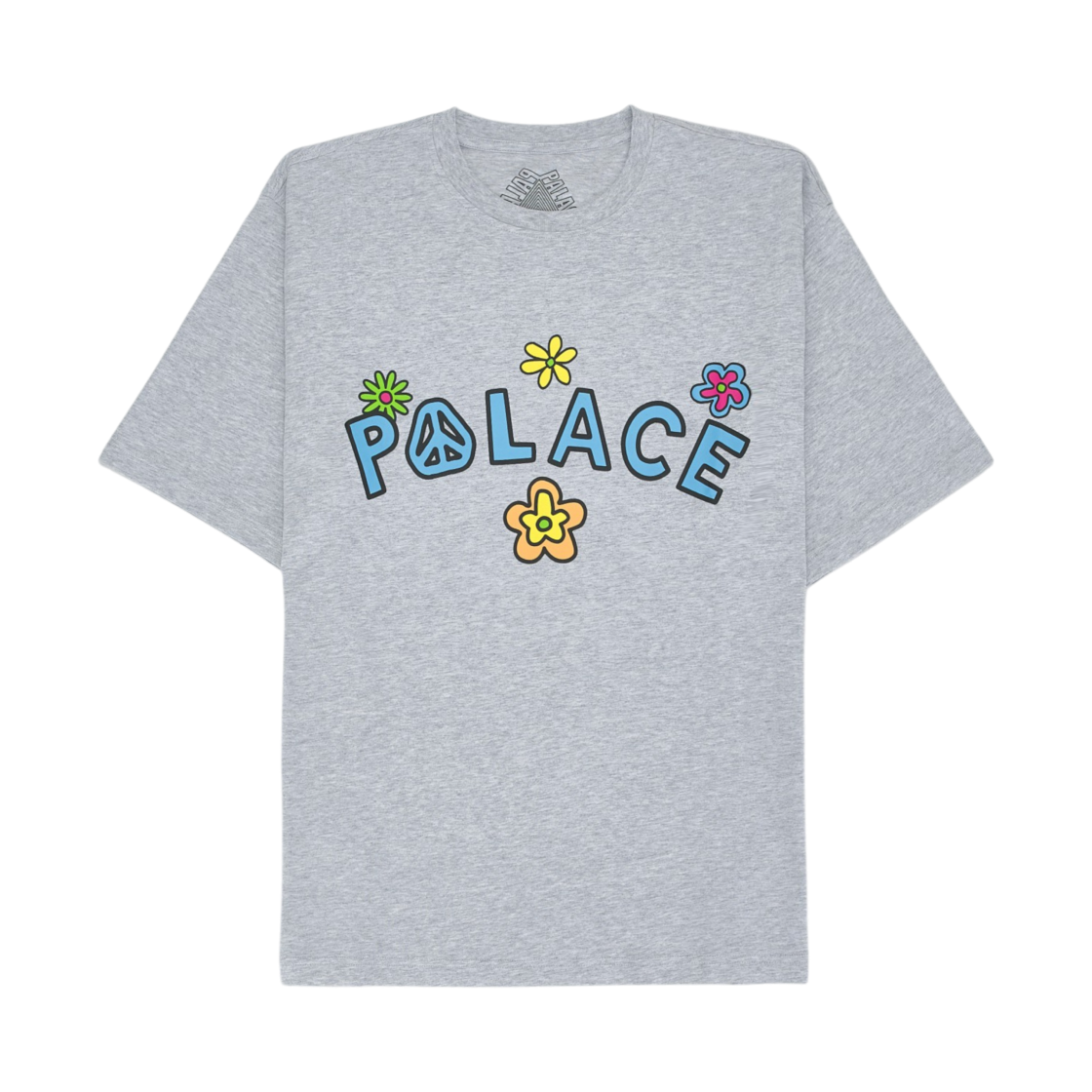 팔라스 미 마이셀프 앤 트라이 티셔츠 그레이 말 - 26SS(Palace Me Myself And Tri T-Shirt Grey Marl - 26SS) - 2