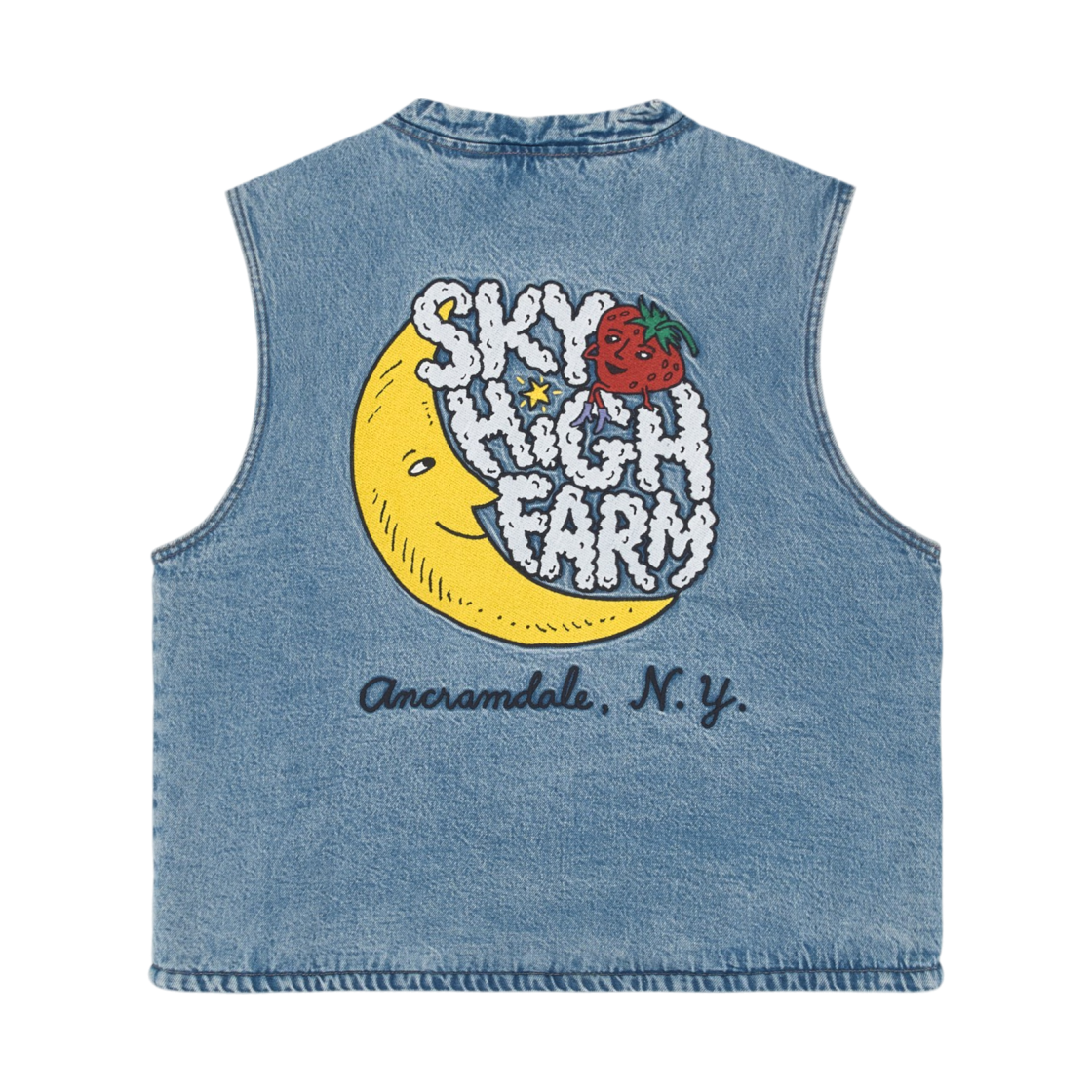 리바이스 x 스카이 하이 팜 굿즈 베스트 미드 인디고 라이트 워시(Levi’s x Sky High Farm Goods Vest Mid Indigo Light Wash) - 2