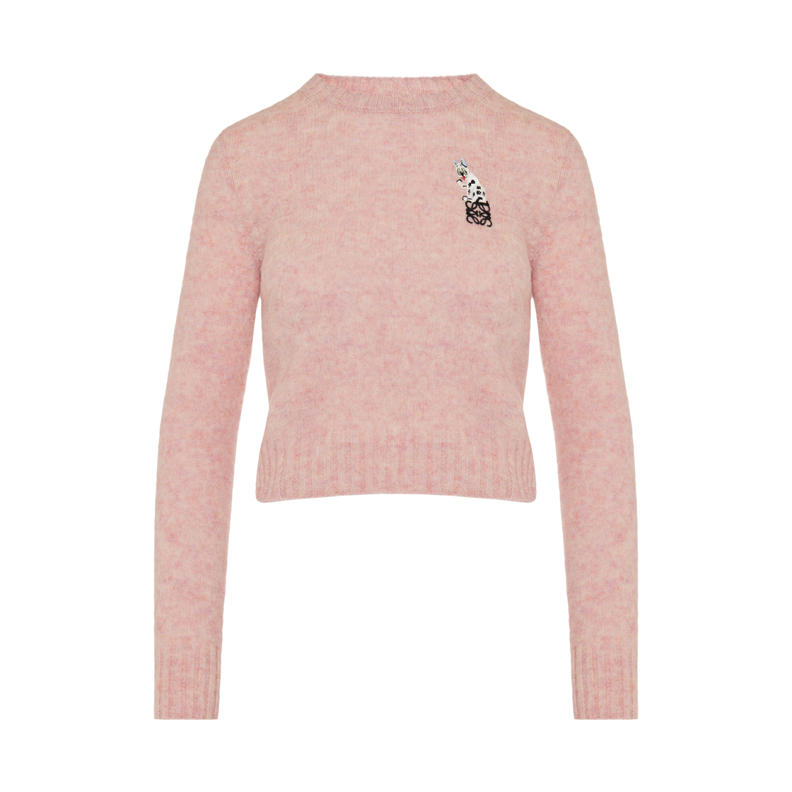 S359Y14KI9-7140 (W) Loewe Wool Sweater PInk