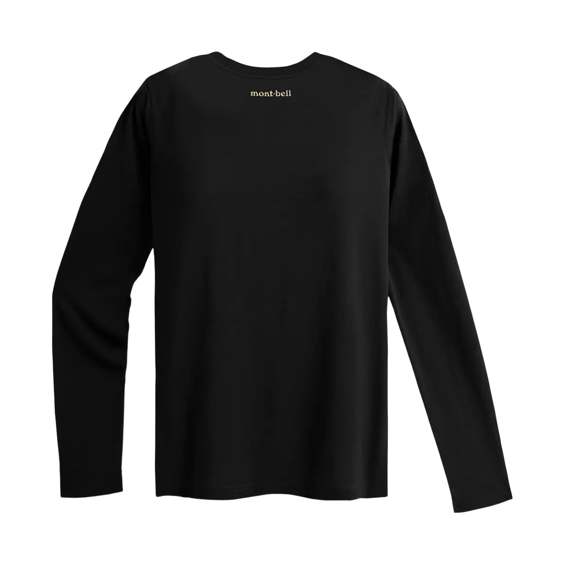 (W) 몽벨 위크론 롱슬리브 몬타 베어 페이스 티셔츠 블랙((W) Montbell Wickron Long Sleeve Monta Bear Face T-Shirt Black) - 2