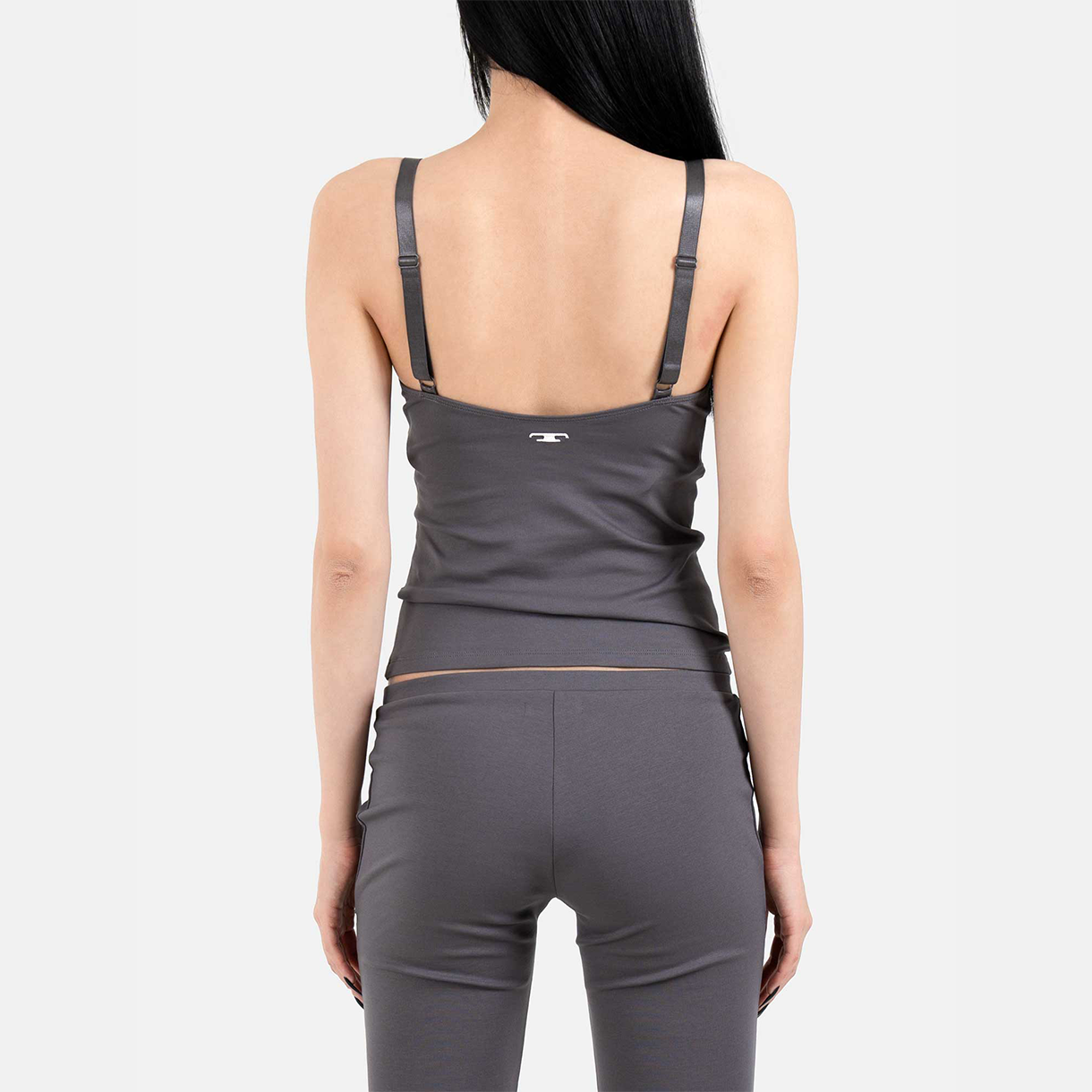 트루엘 앞트임 브라 탑 그레이(Trooel Front Slit Bra Top Gray) - 3