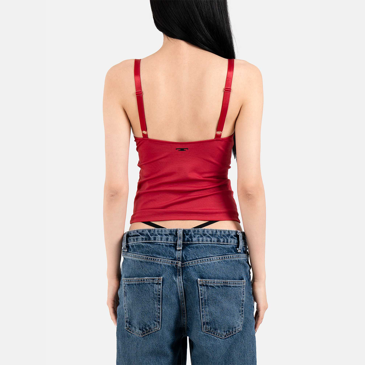 트루엘 앞트임 브라 탑 레드(Trooel Front Slit Bra Top Red) - 3