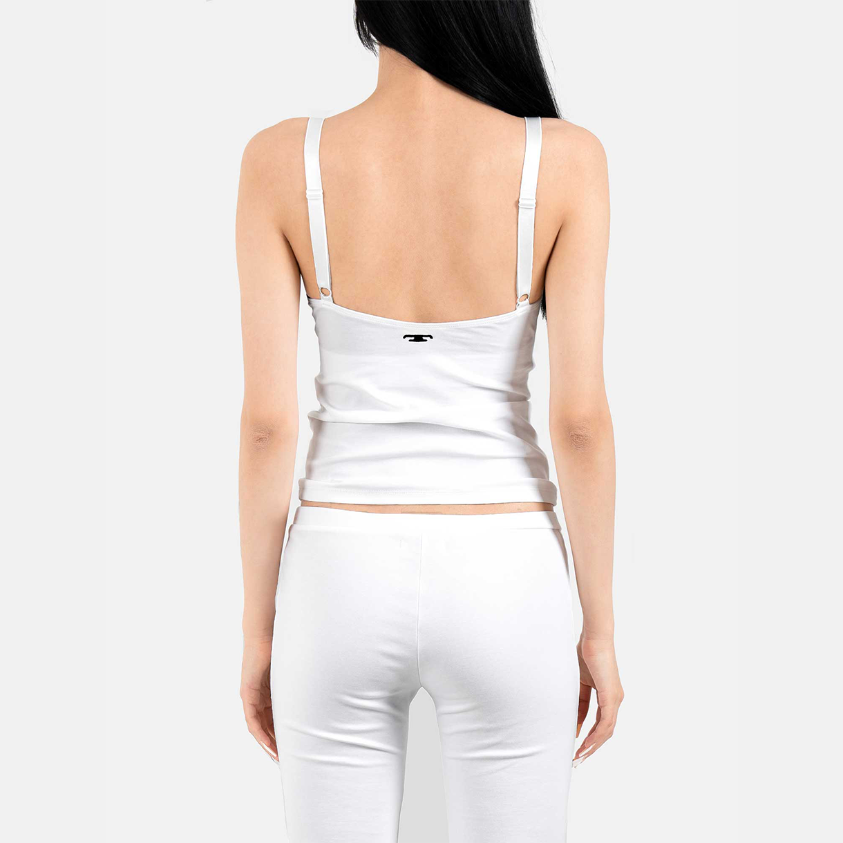 트루엘 앞트임 브라 탑 화이트(Trooel Front Slit Bra Top White) - 3