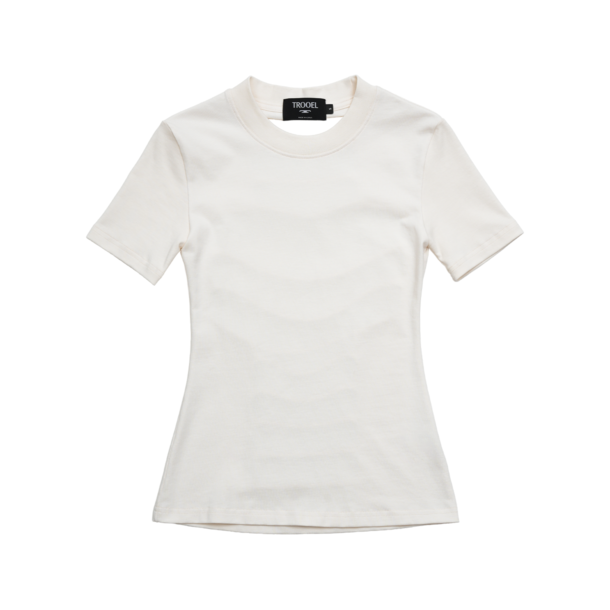 트루엘 컷아웃 인시젼 티셔츠 화이트(Trooel Incision Tee White) - 2