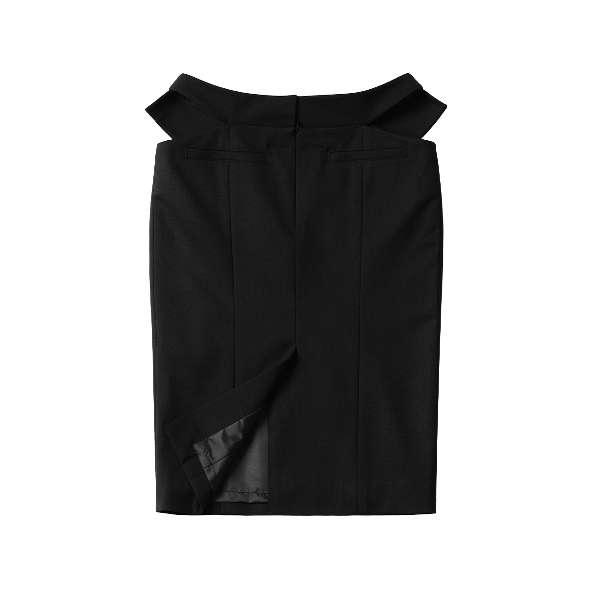 24SPSK5007T-BK Trooel Panty Midi Skirt Black