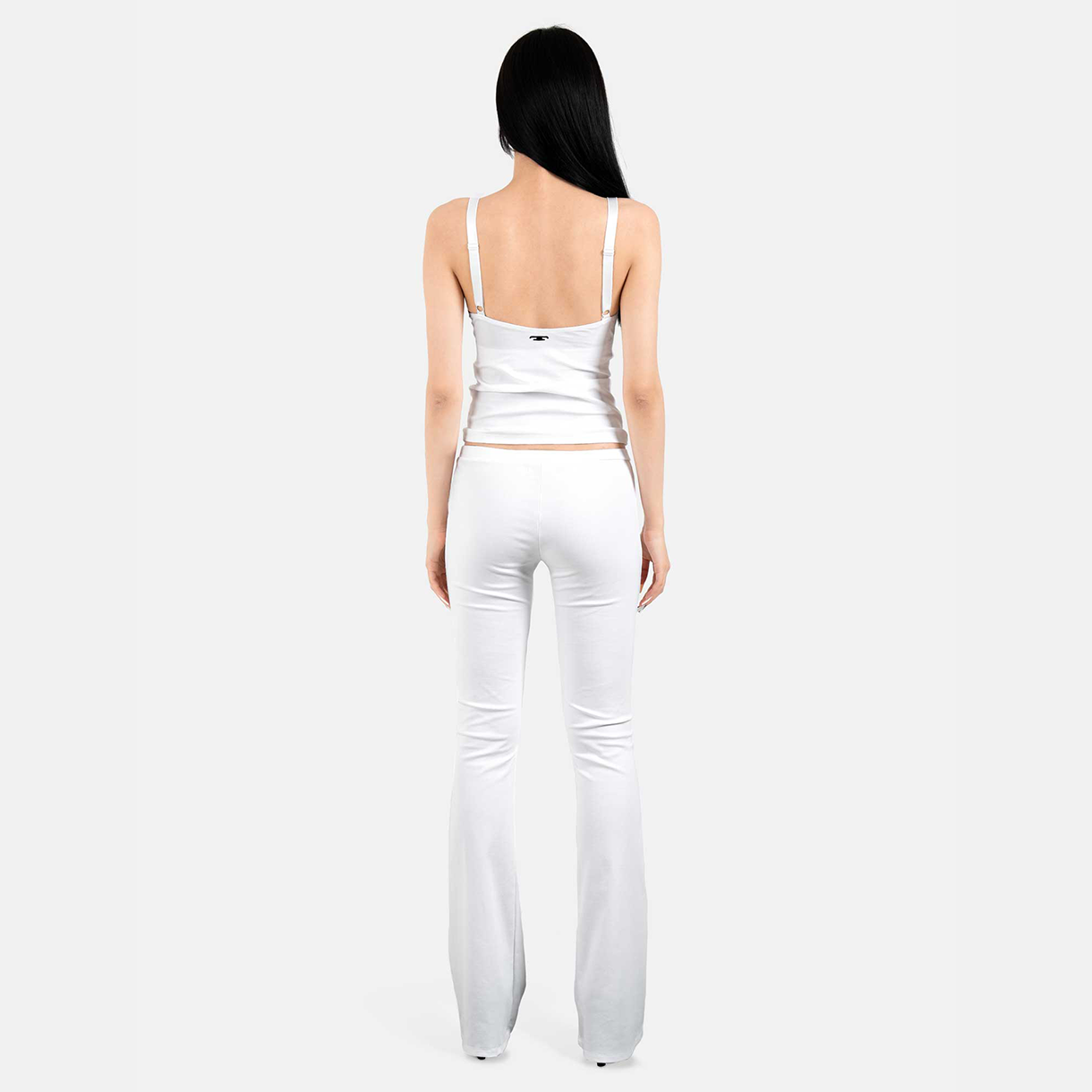 트루엘 앞트임 브라 탑 화이트(Trooel Front Slit Bra Top White) - 4