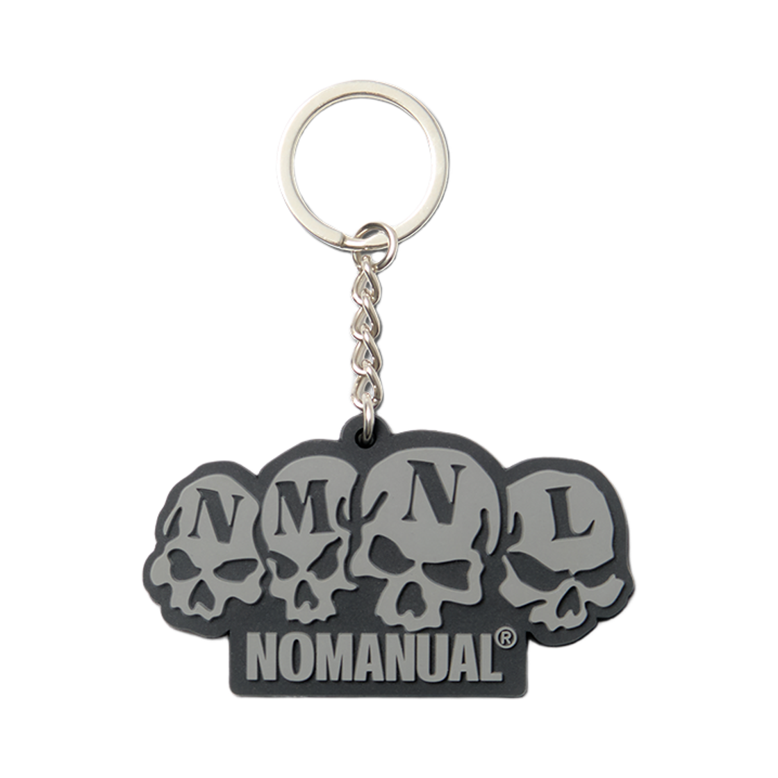 NMWF62AC12XXX NOMANUAL Skull Rubber Keyring