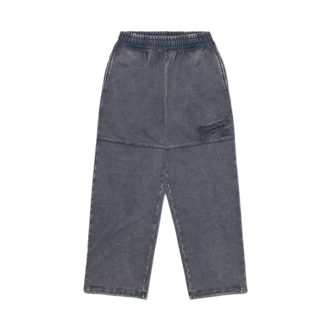 NMWF62TP04WNV NOMANUAL Applique Sweatpants Washed Navy
