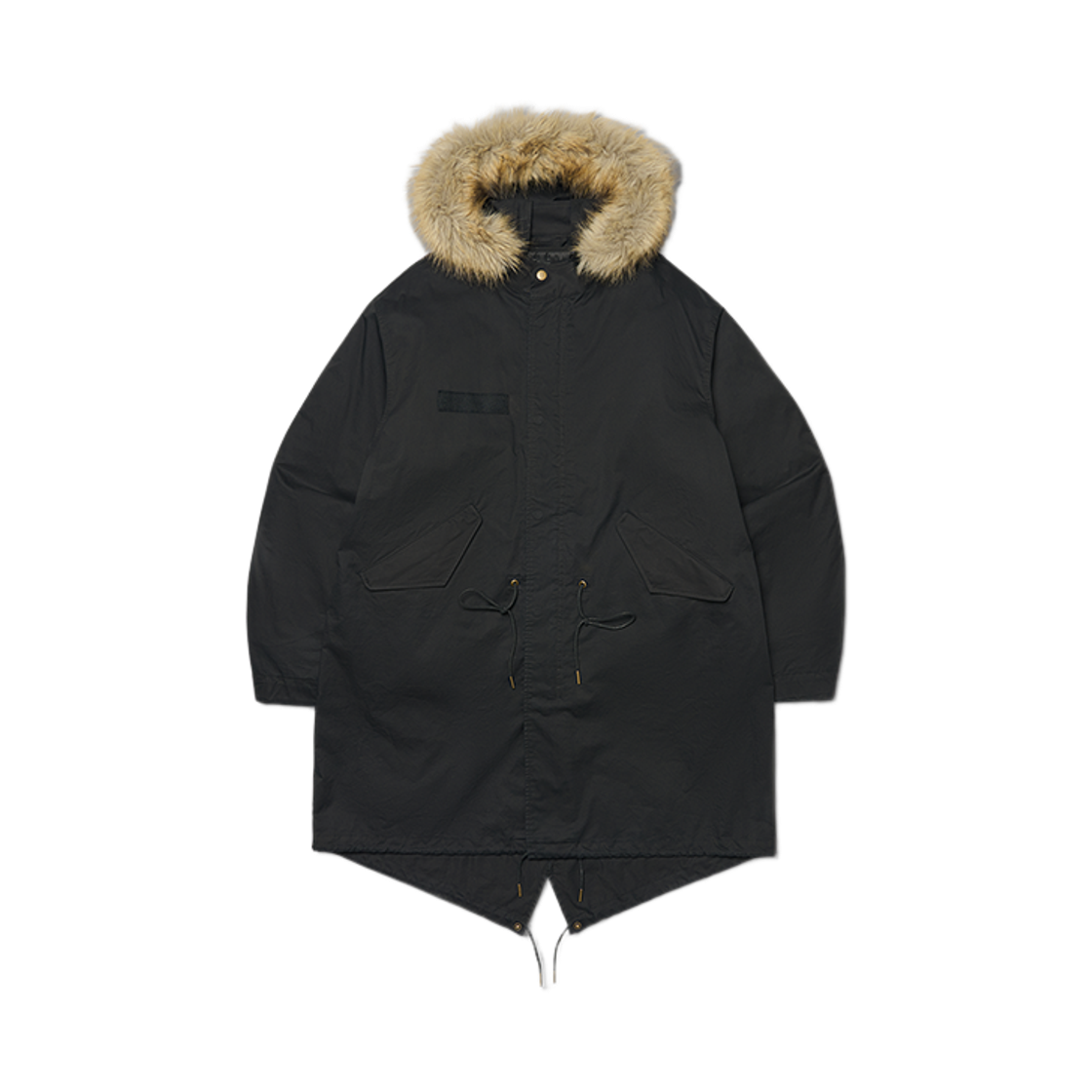 NMWF62JP01WBK NOMANUAL M-65 Arctic Parka Jacket Washed Black
