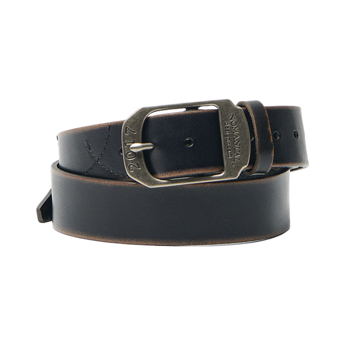 NMWF62AC07BLK NOMANUAL NM Vintage Leather Belt Black