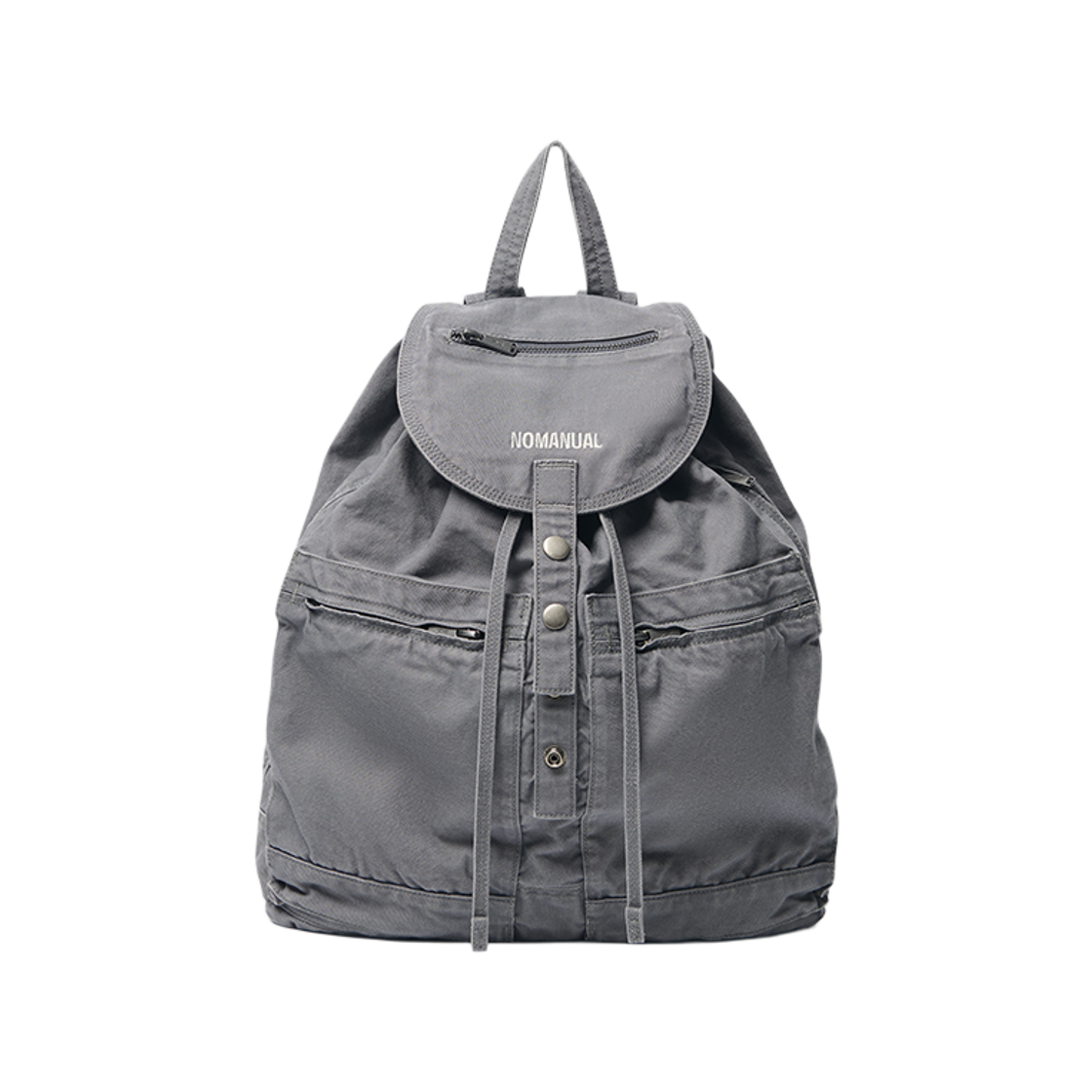 NMWF62BG02WGY NOMANUAL VTG Relaxed Backpack Washed Gray