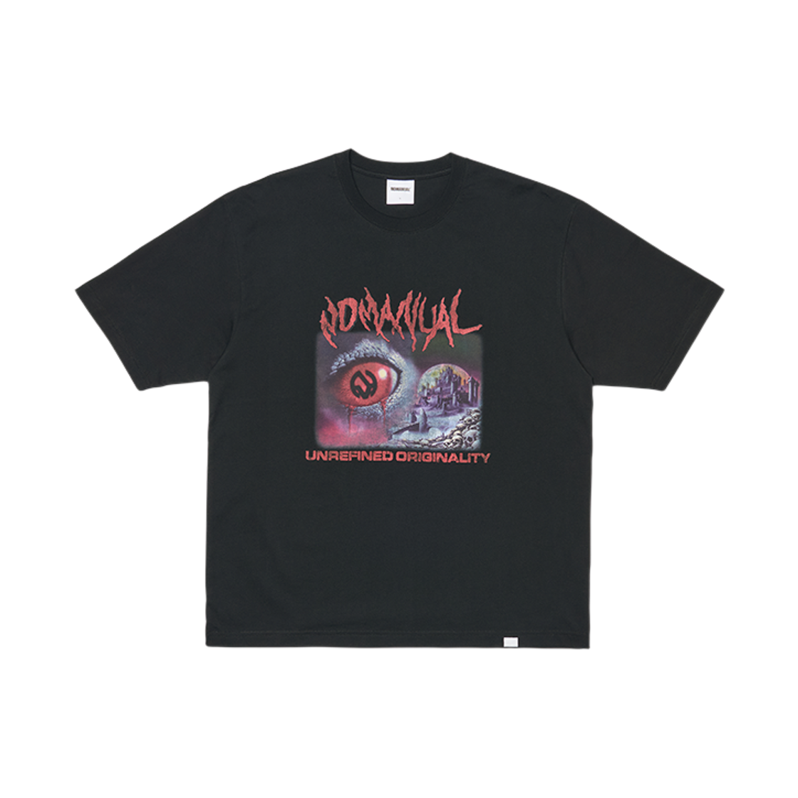 NMWF62TS01BLK NOMANUAL Nightmare Poster T-Shirt Black