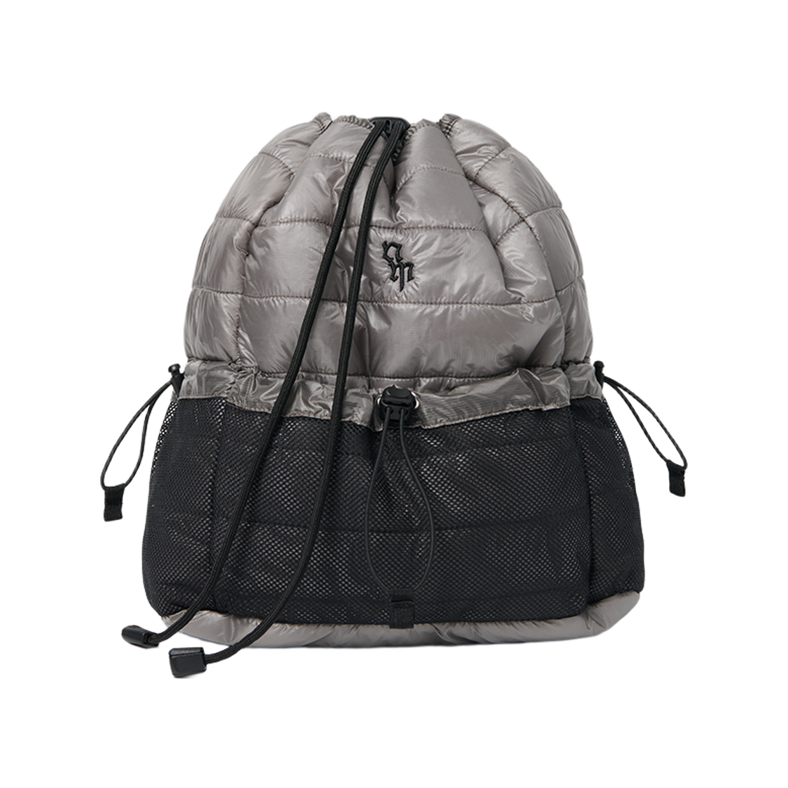 NMWF62BG04GRY NOMANUAL Puffer String Bag Gray