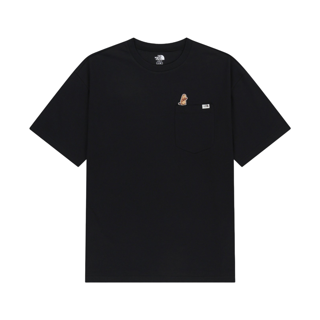 NT7US26K The North Face Fable Pocket S/S R/Tee BLK