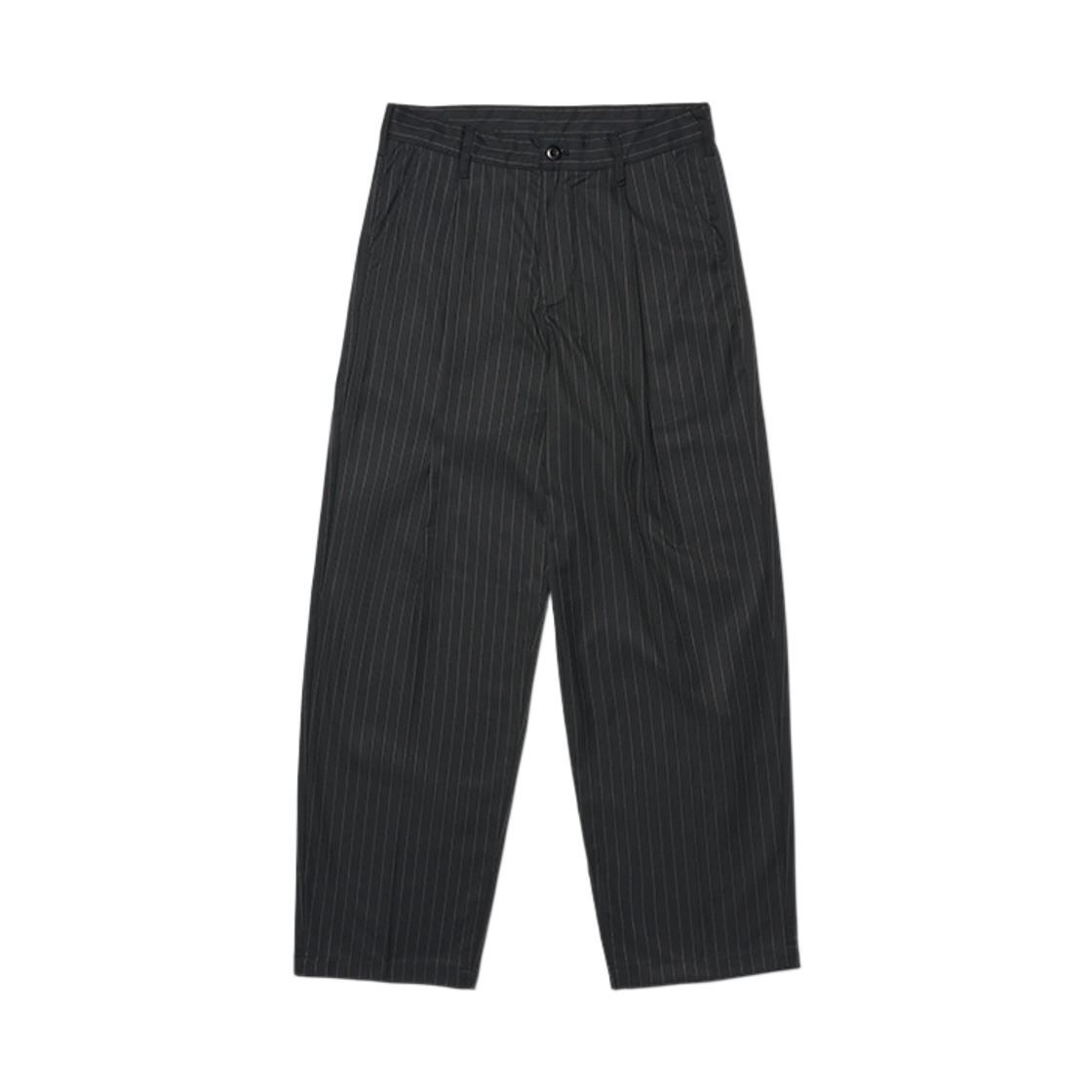 NMWF62PT05BST NOMANUAL One Tuck Pleated Pants Black Stripe
