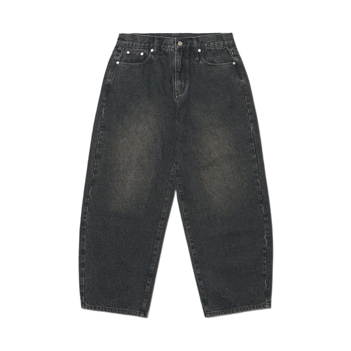NMWF62DP03WBK NOMANUAL Basic Washed Denim Pants Washed Black